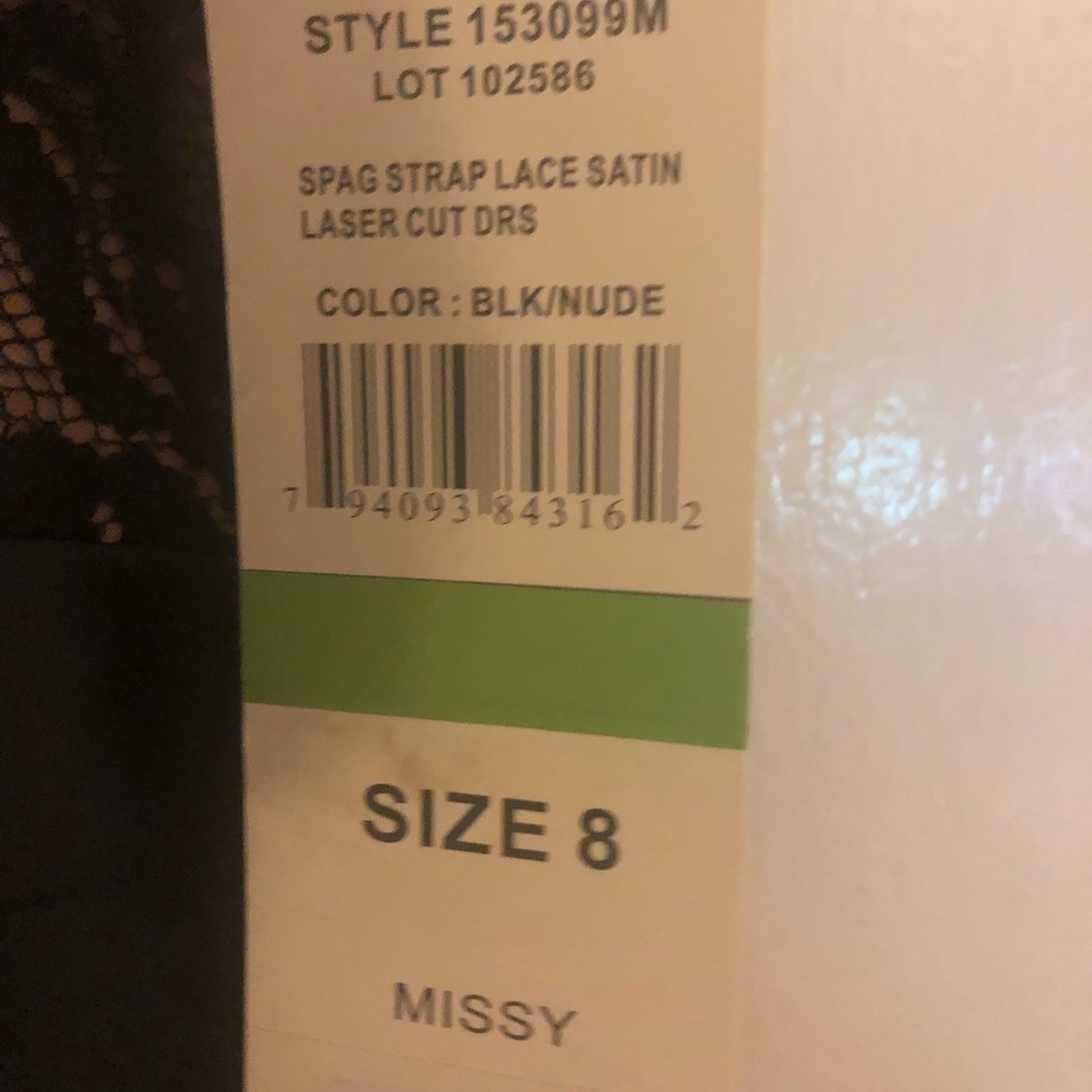 Classy “brand new” Black and Tan party dress